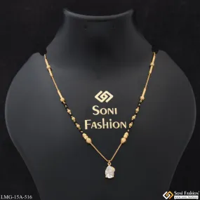 1 Gram Gold Plated Eye-Catching Design Mangalsutra for Women - Style A516