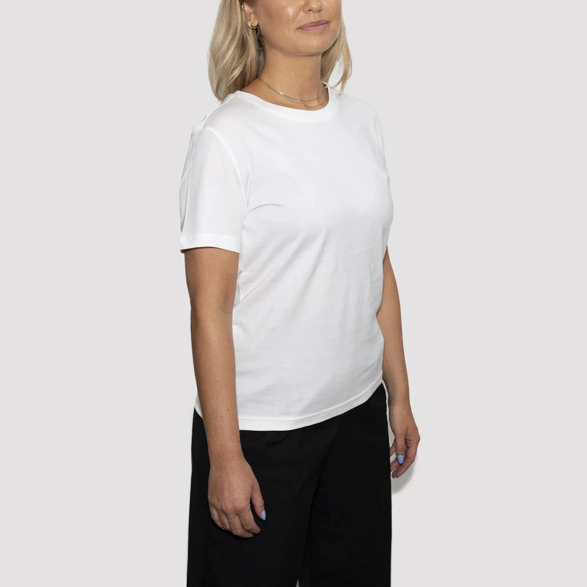 3 Pack | Women’s T-Shirts, Recycled Cotton, White