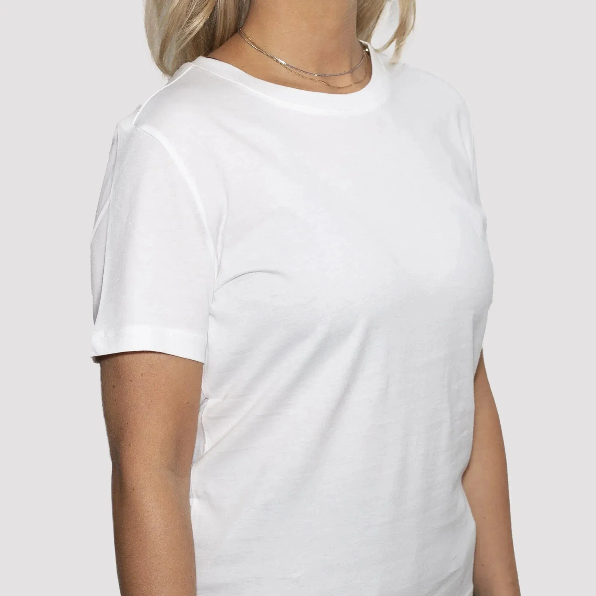 3 Pack | Women’s T-Shirts, Recycled Cotton, White