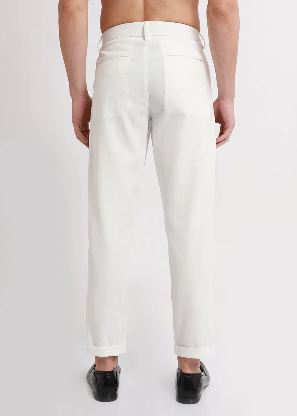 Ace White Korean Trouser