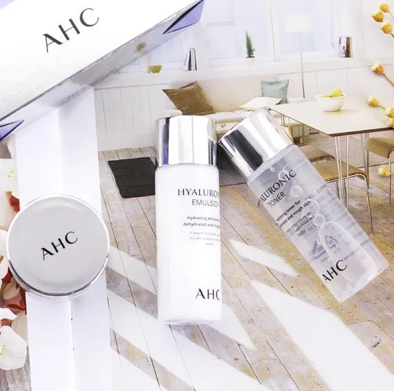 AHC Hyaluronic Trial Kits [3 Items] Korean Beauty Cosmetics Face Skin care