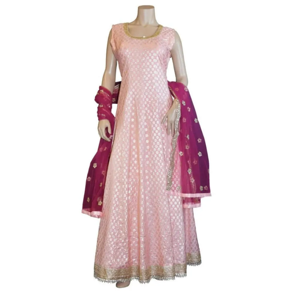 Anakali gown dress- Pink