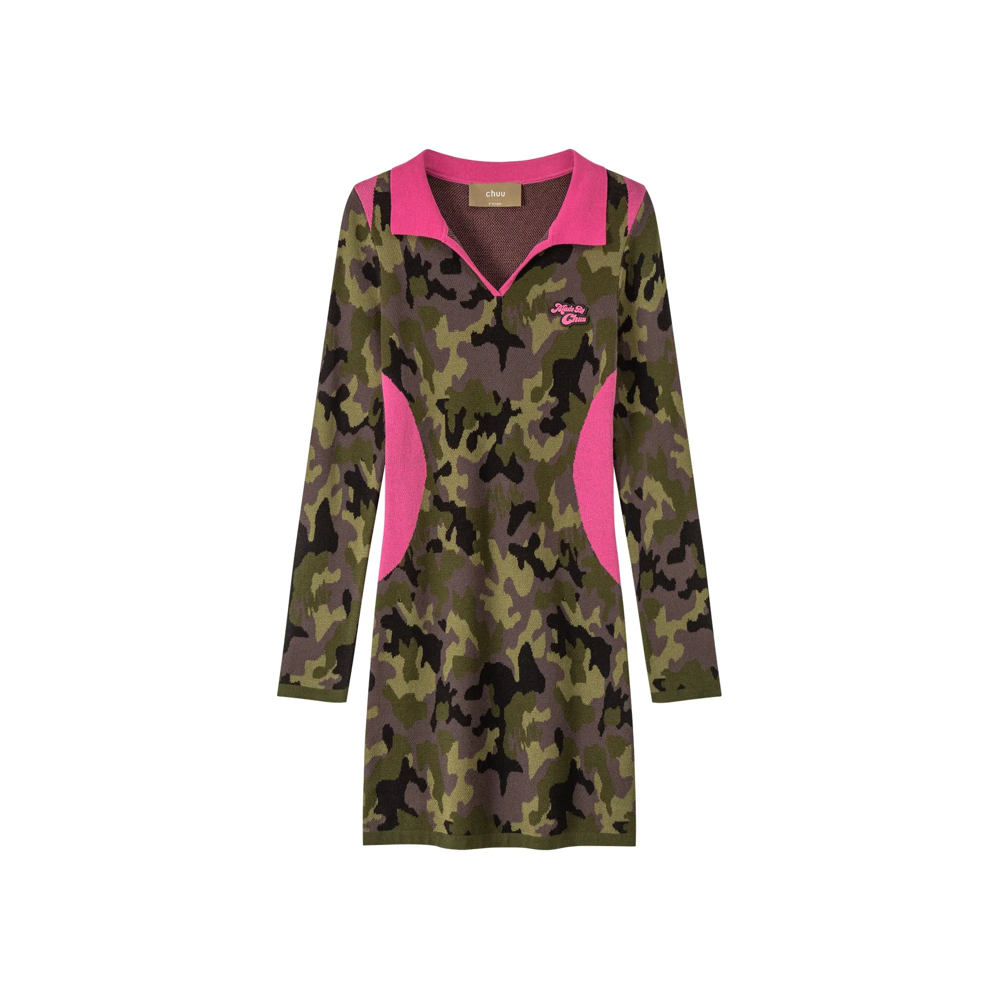 Calling All My Girls Camouflage Slim Dress