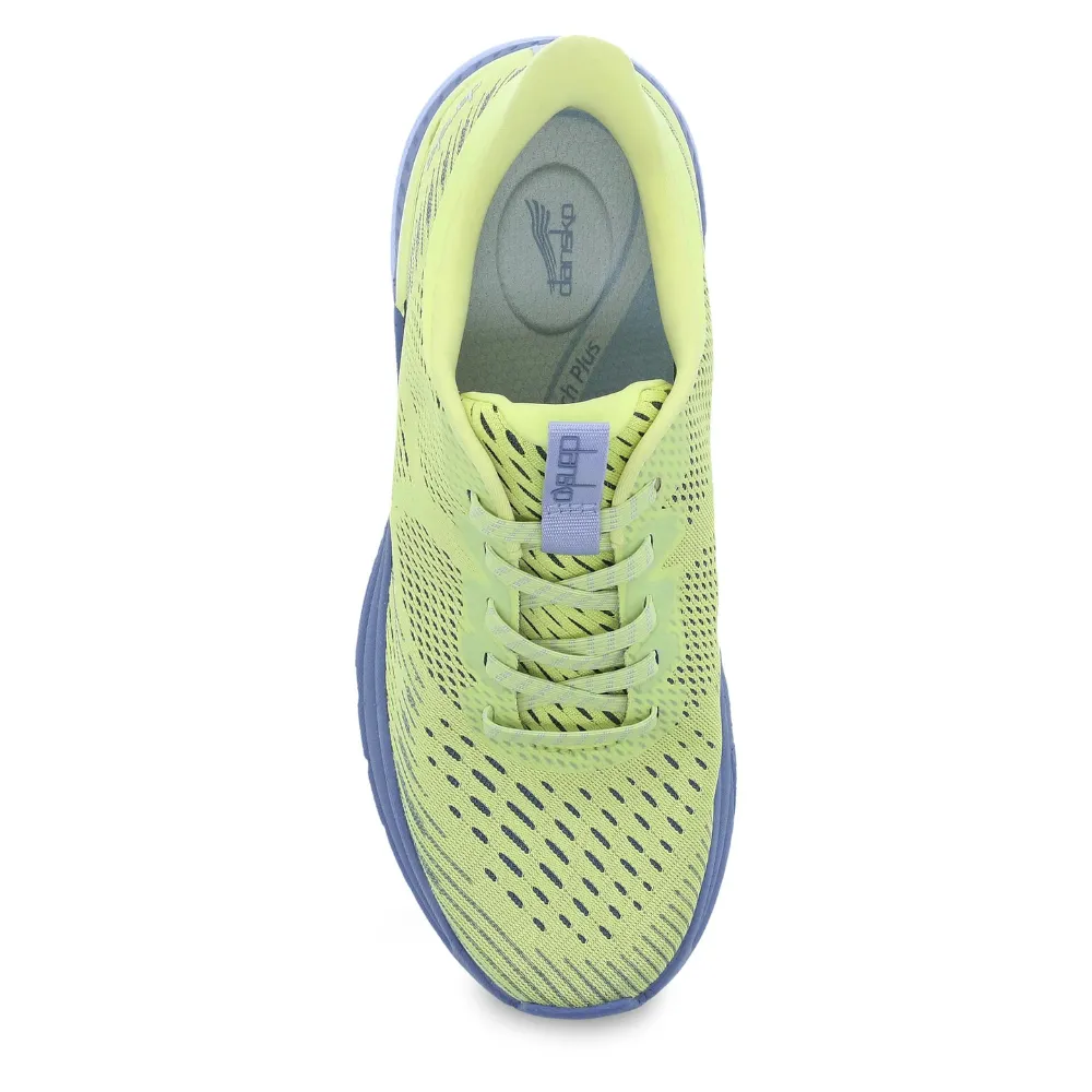 Dansko Peony Yellow Mesh Sneaker (Women's)