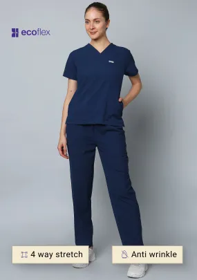 Ecoflex Women's 5 Pocket (Navy Blue) Scrub