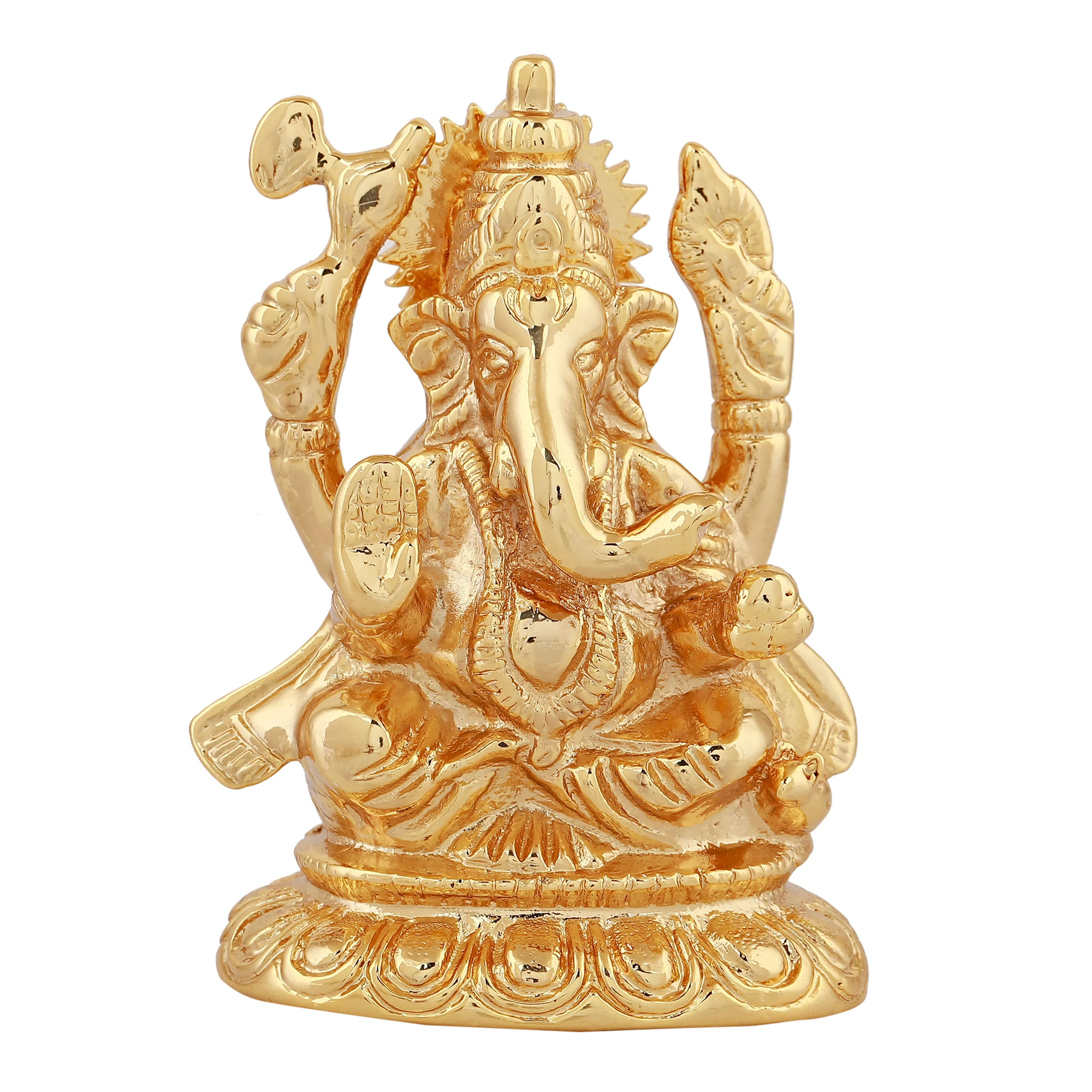 Estele Gold Plated Divine Ganesh Idol