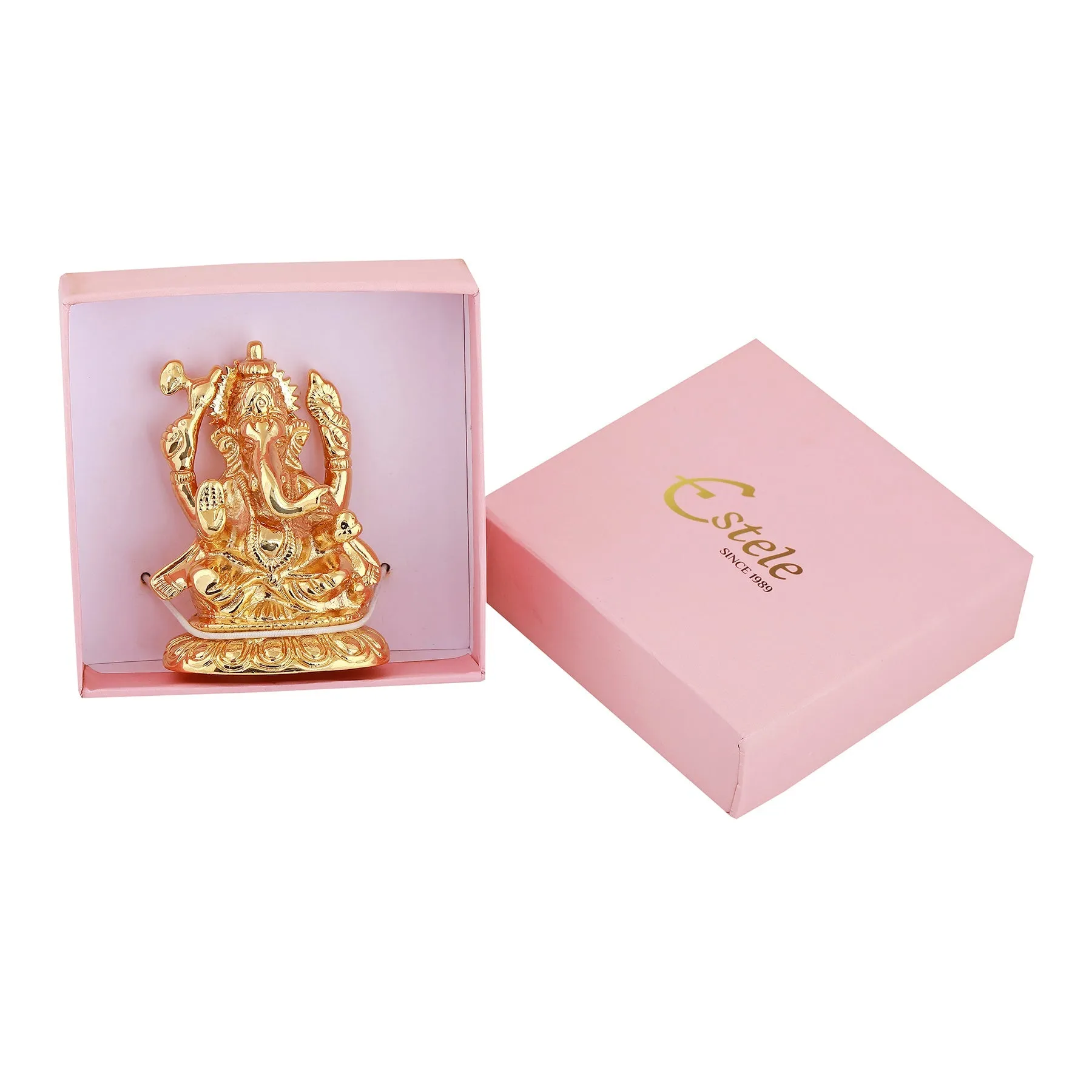 Estele Gold Plated Divine Ganesh Idol