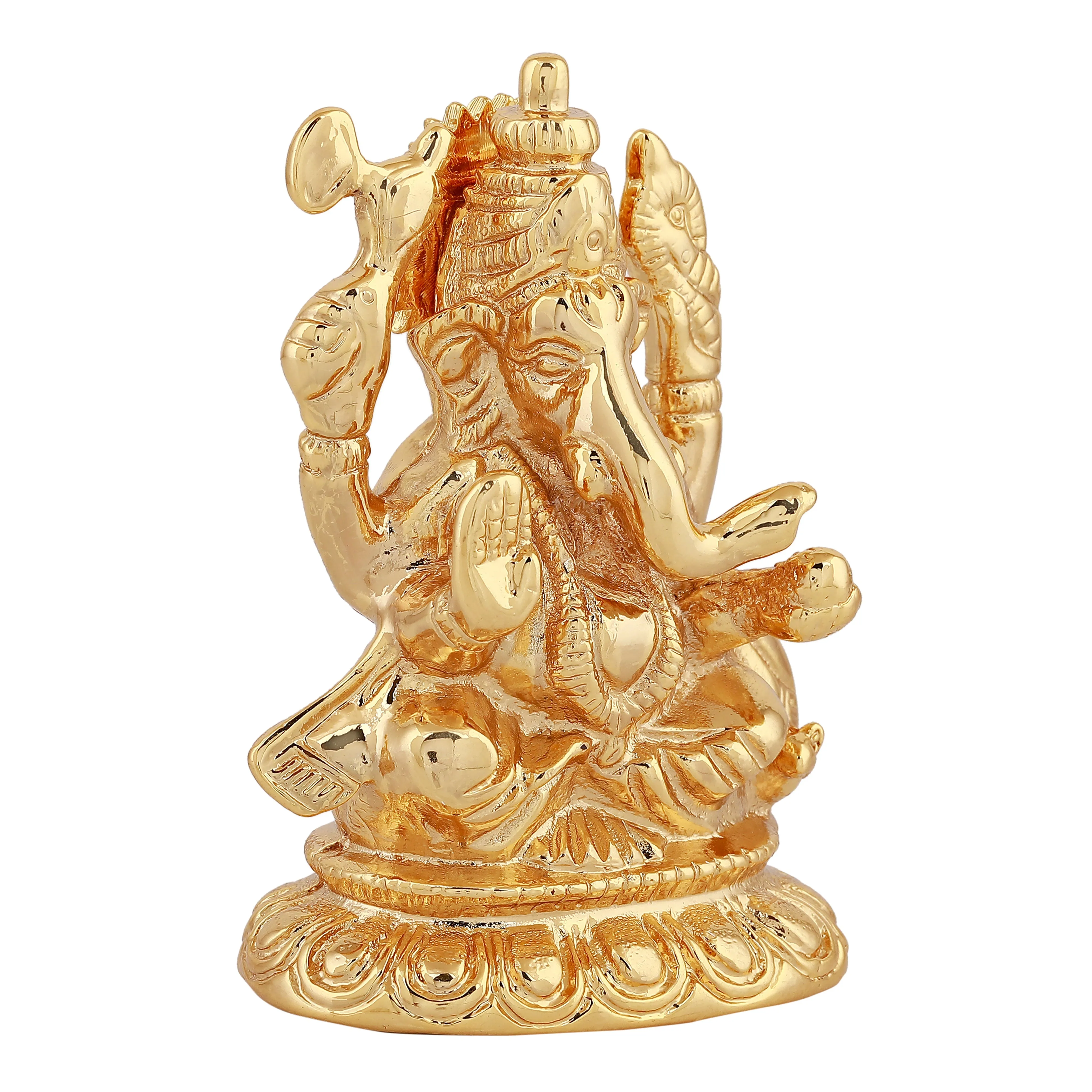 Estele Gold Plated Divine Ganesh Idol