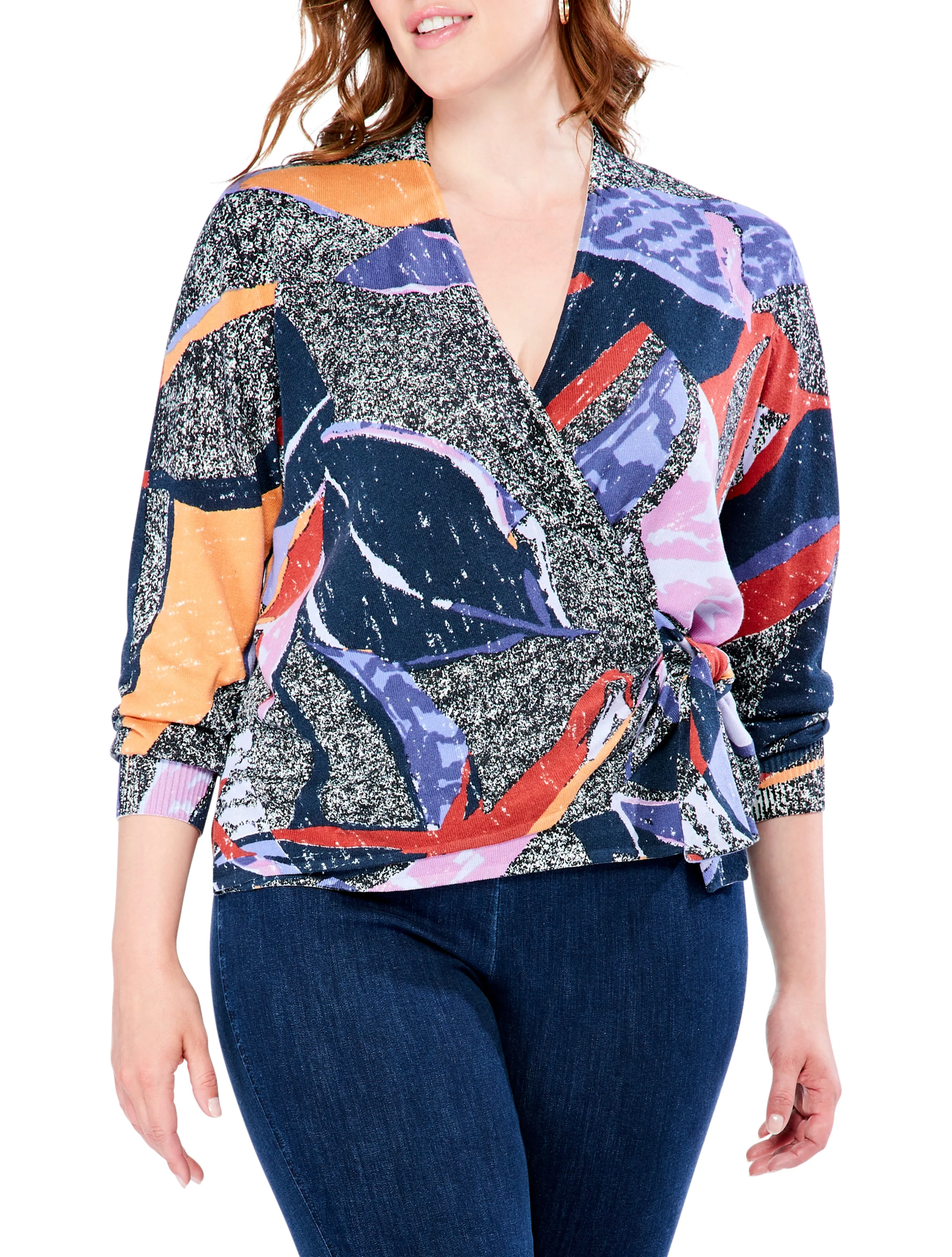 Falling Petals Vital Wrap Sweater