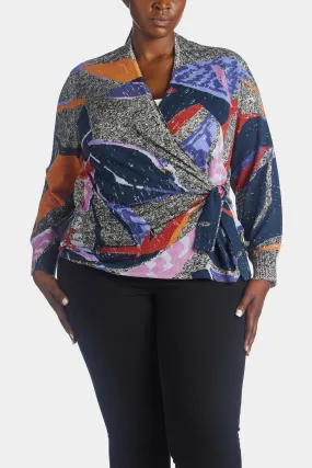 Falling Petals Vital Wrap Sweater