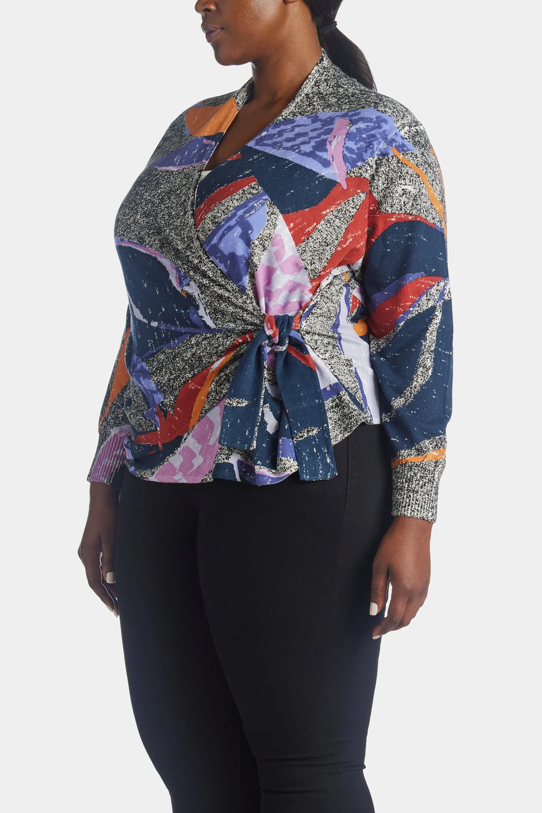 Falling Petals Vital Wrap Sweater