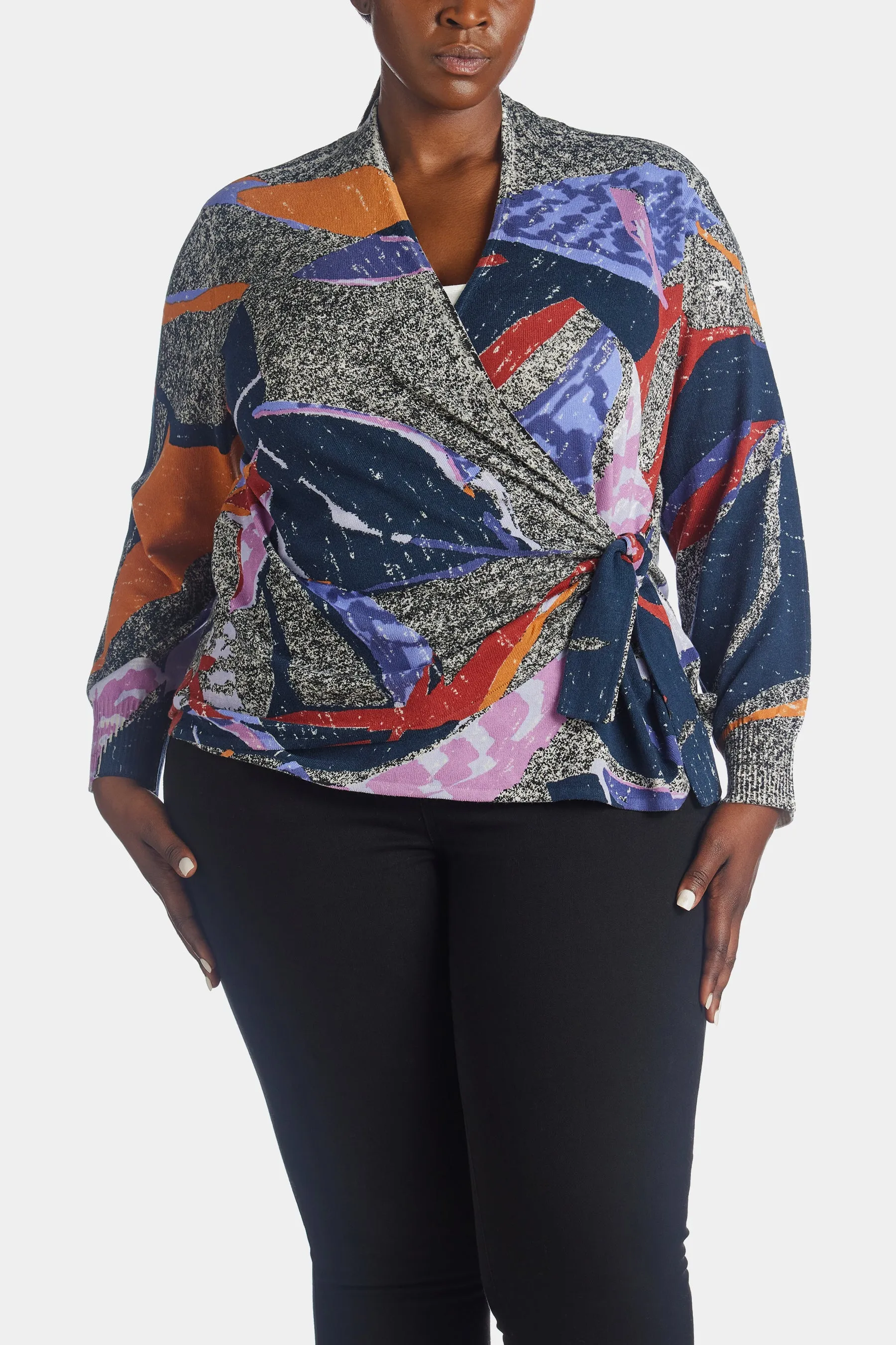 Falling Petals Vital Wrap Sweater