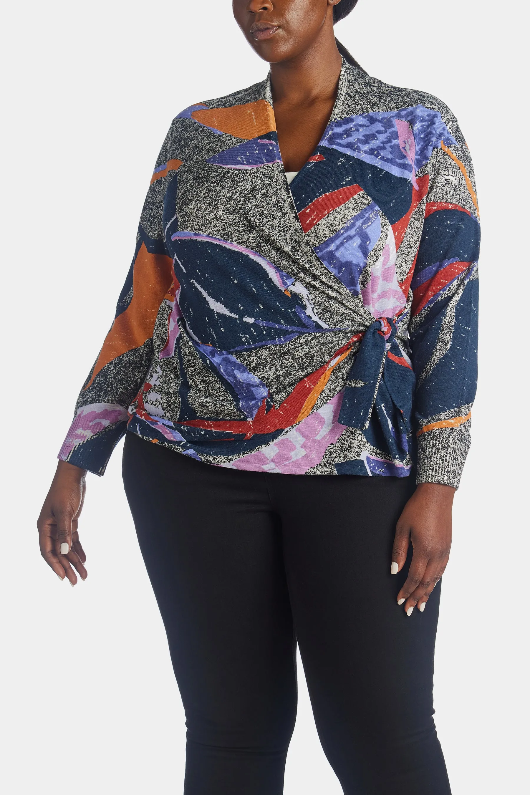 Falling Petals Vital Wrap Sweater