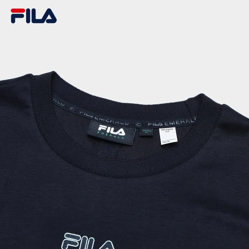 FILA CORE LIFESTYLE FILA EMERALD Women Short Sleeve T-shirt (Navy)