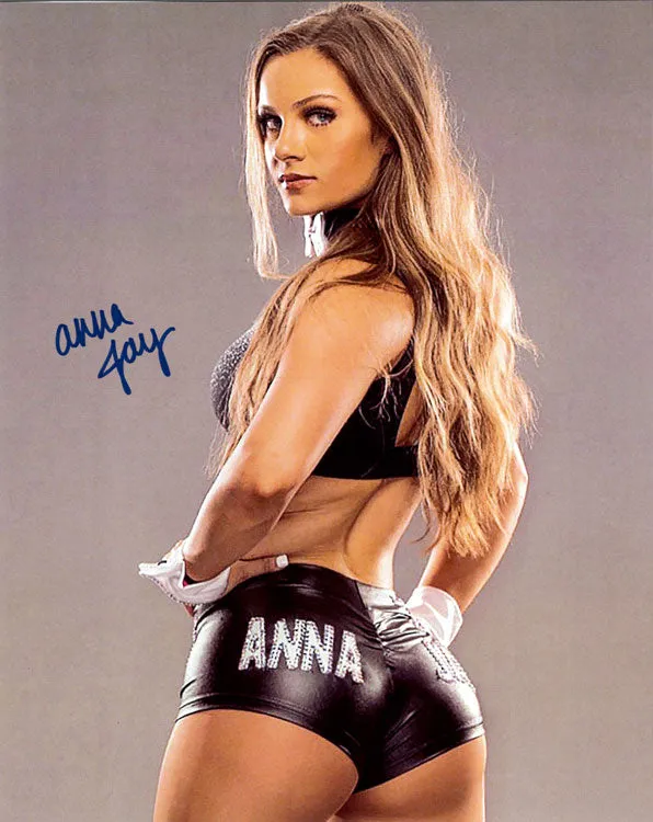 Highspots - Anna Jay "Hot Pants Pose" Hand Signed 8x10 Photo *inc COA*