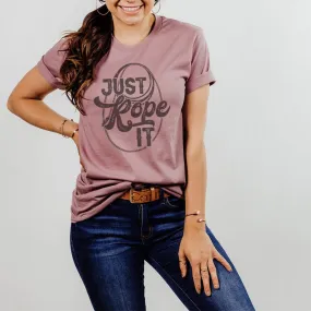 Just Rope It Western Graphic T-Shirt - WE204