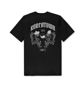 KOREATOWN TIGERS TEE (BLACK)