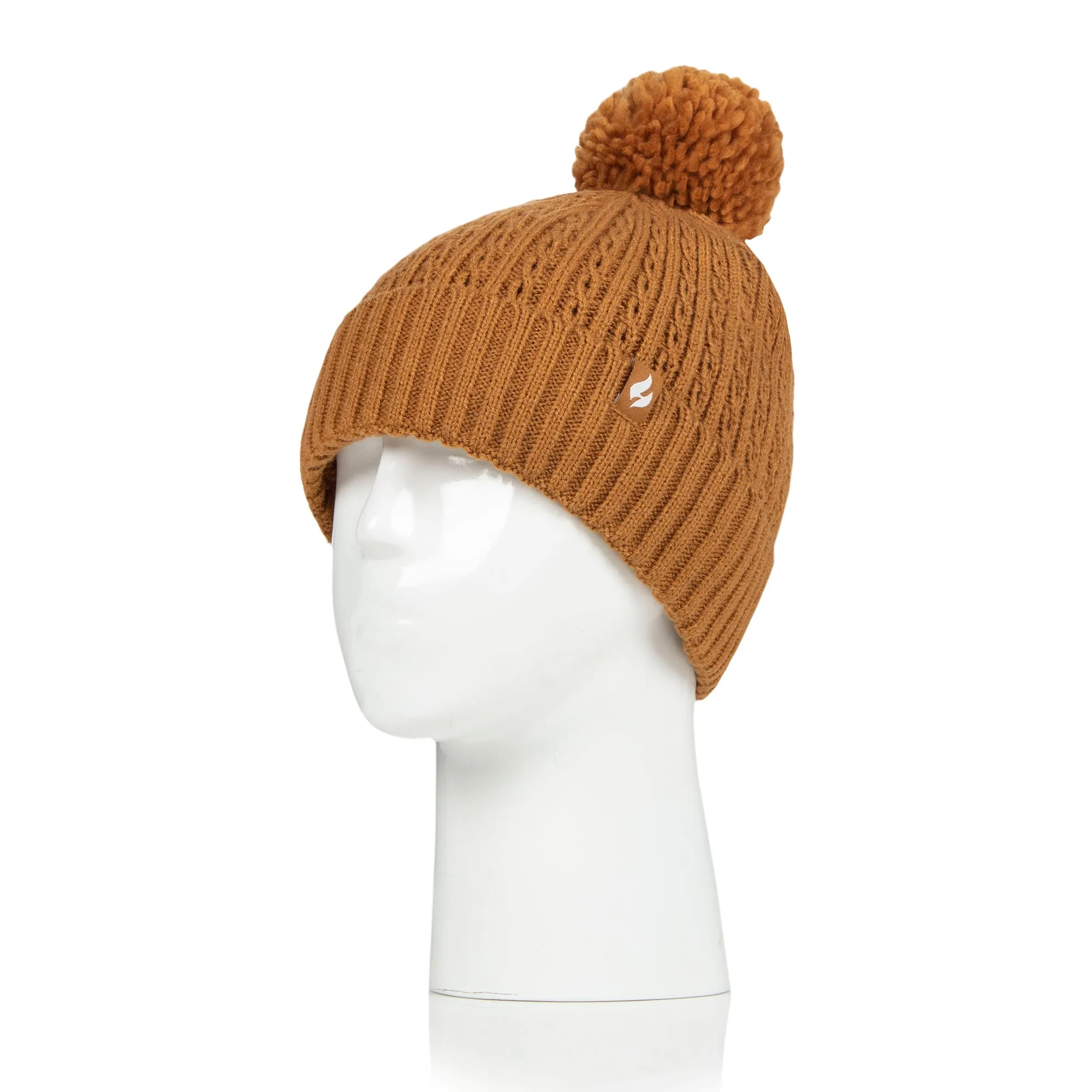 Ladies Ellery Pom Pom Hat - Mustard