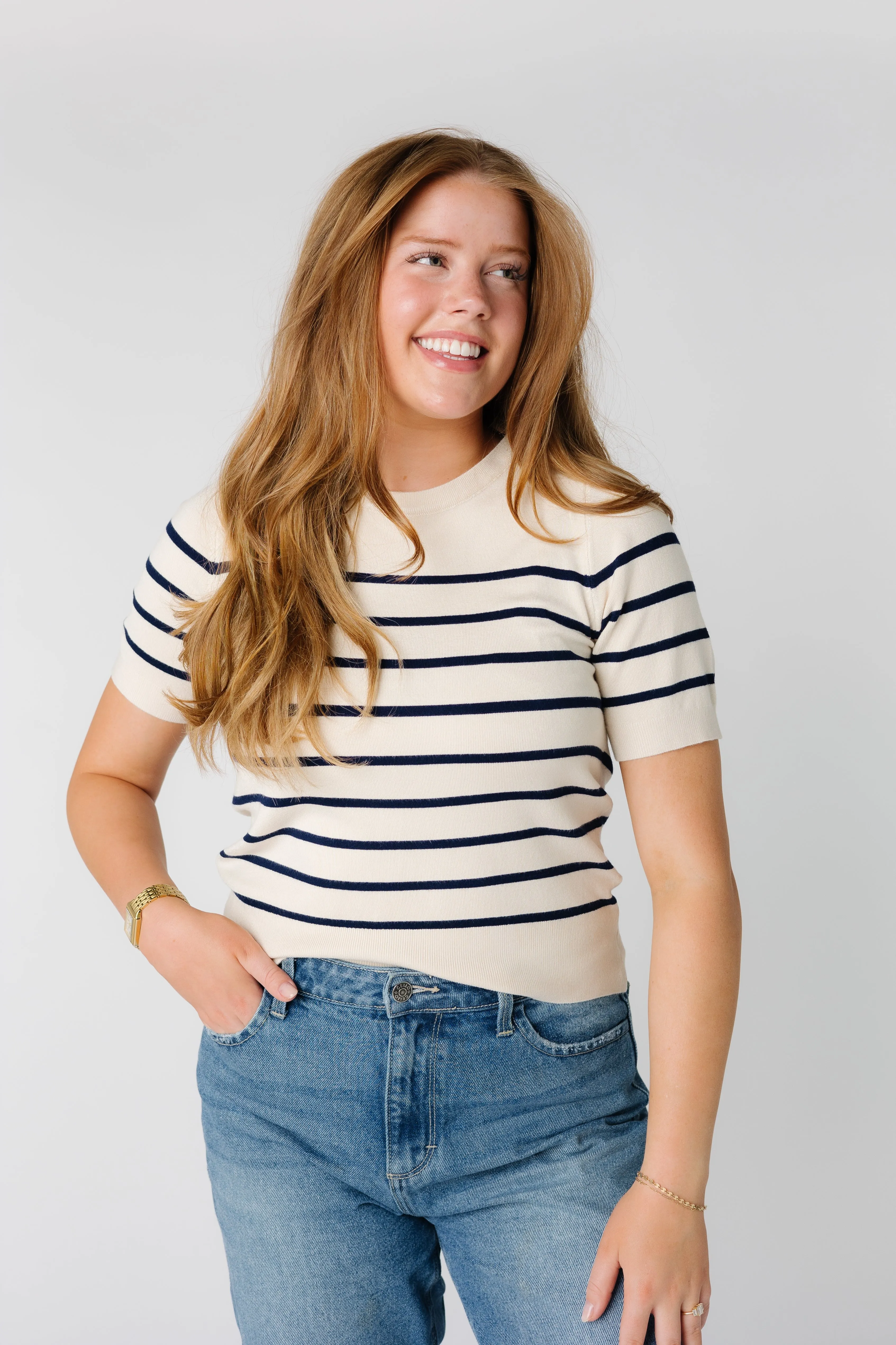 Malibu Stripe Soft Sweater