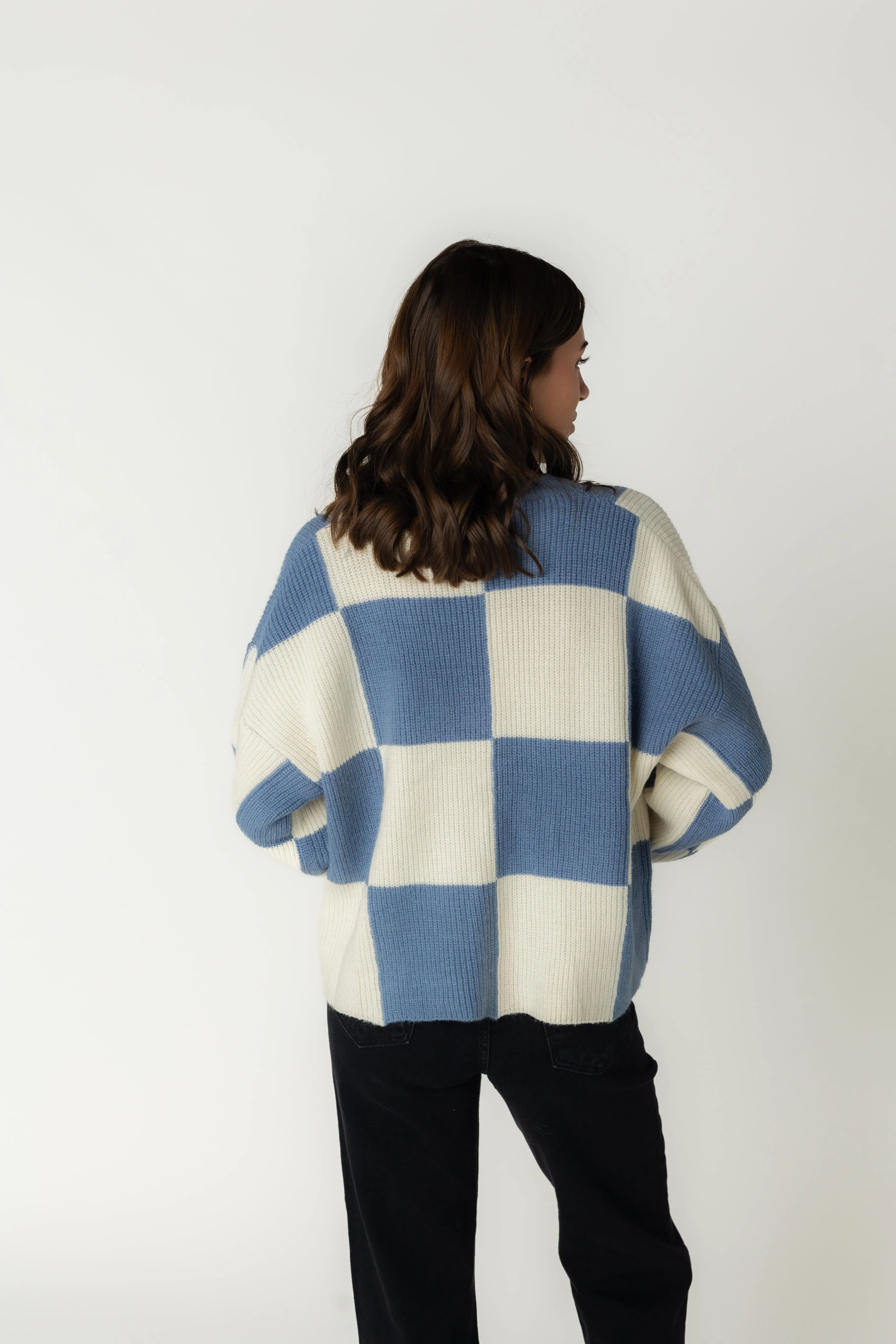 Mandy Checker Sweater