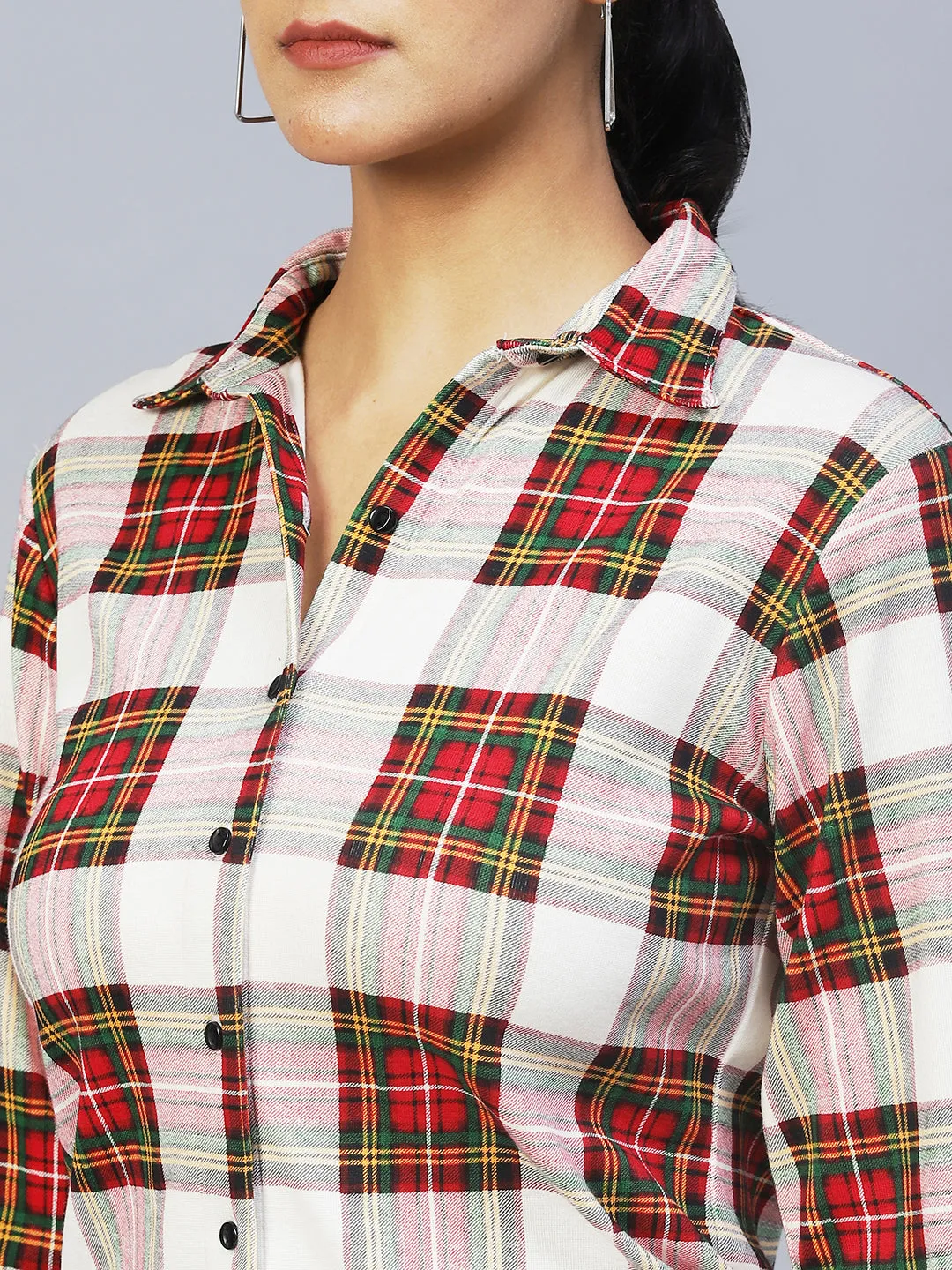 Printed Checks Full Sleeve Shirt