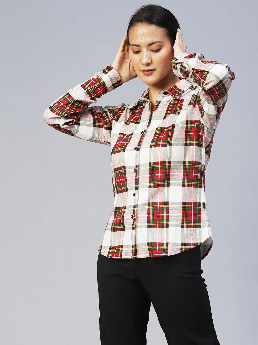 Printed Checks Full Sleeve Shirt