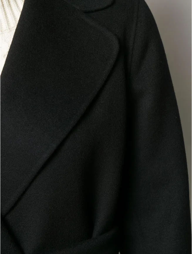 'S Max Mara Long wrap-style coat