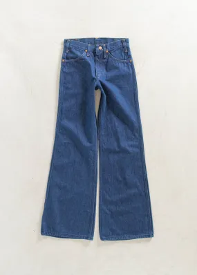 Vintage 1970s Wrangler Darkwash Flare Jeans Size Women's 25 / Men's 28